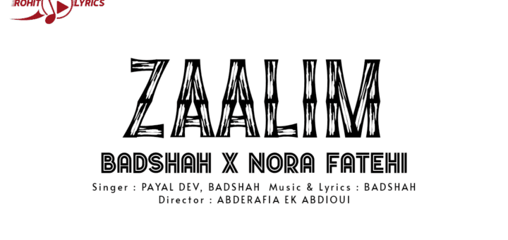 Zaalim Lyrics